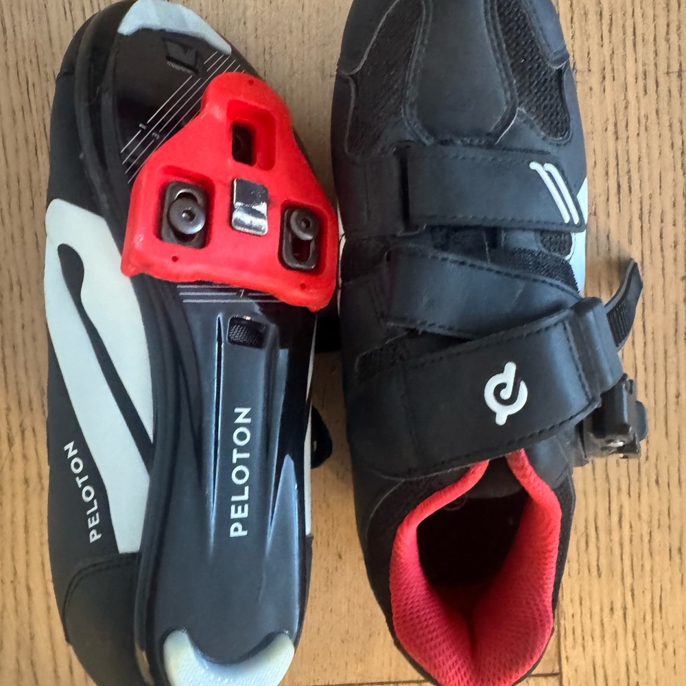 Peloton Black and Red Sneakers for Active Lifestyle
